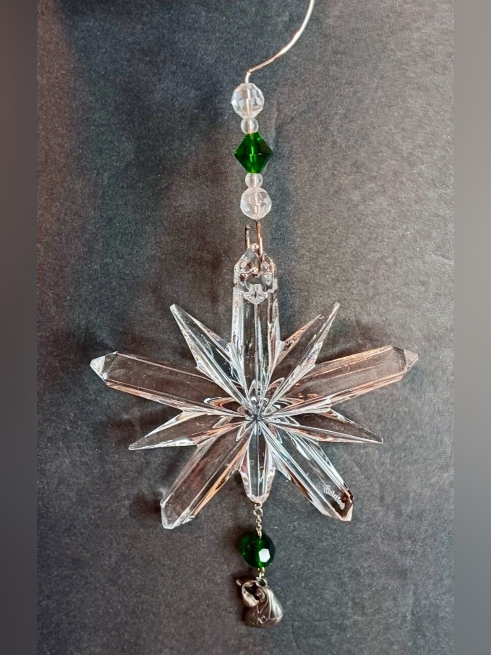 Waterford Crystal 12 Days of Christmas ornament. Partridge in a pear tree.